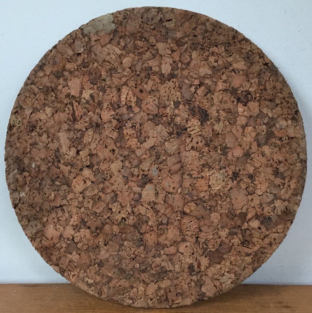 Vintage Walton Company Protecto Mat Chuny Cork Board Wall Hanging Trivet 11.75"